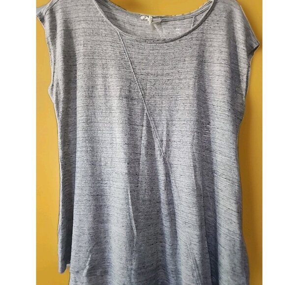 Eileen Fisher Asymmetric Tank Top Tunic Shirt Small Stretch Sleeveless $109 CR50 - Picture 1 of 5